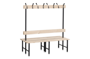 SITTBÄNK DUBBELSEKTION 1500 MM FURU