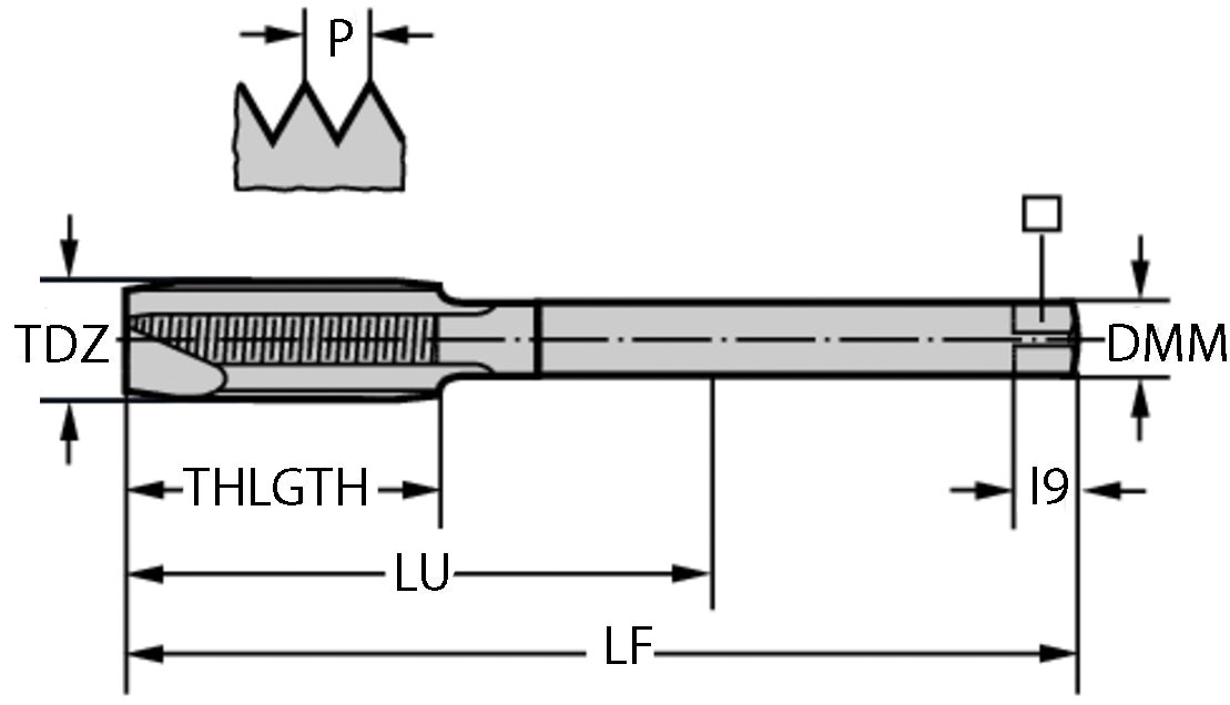GÄNGTAPP EP2026382-M20 M 20-6HX-LH 140/30/16/4