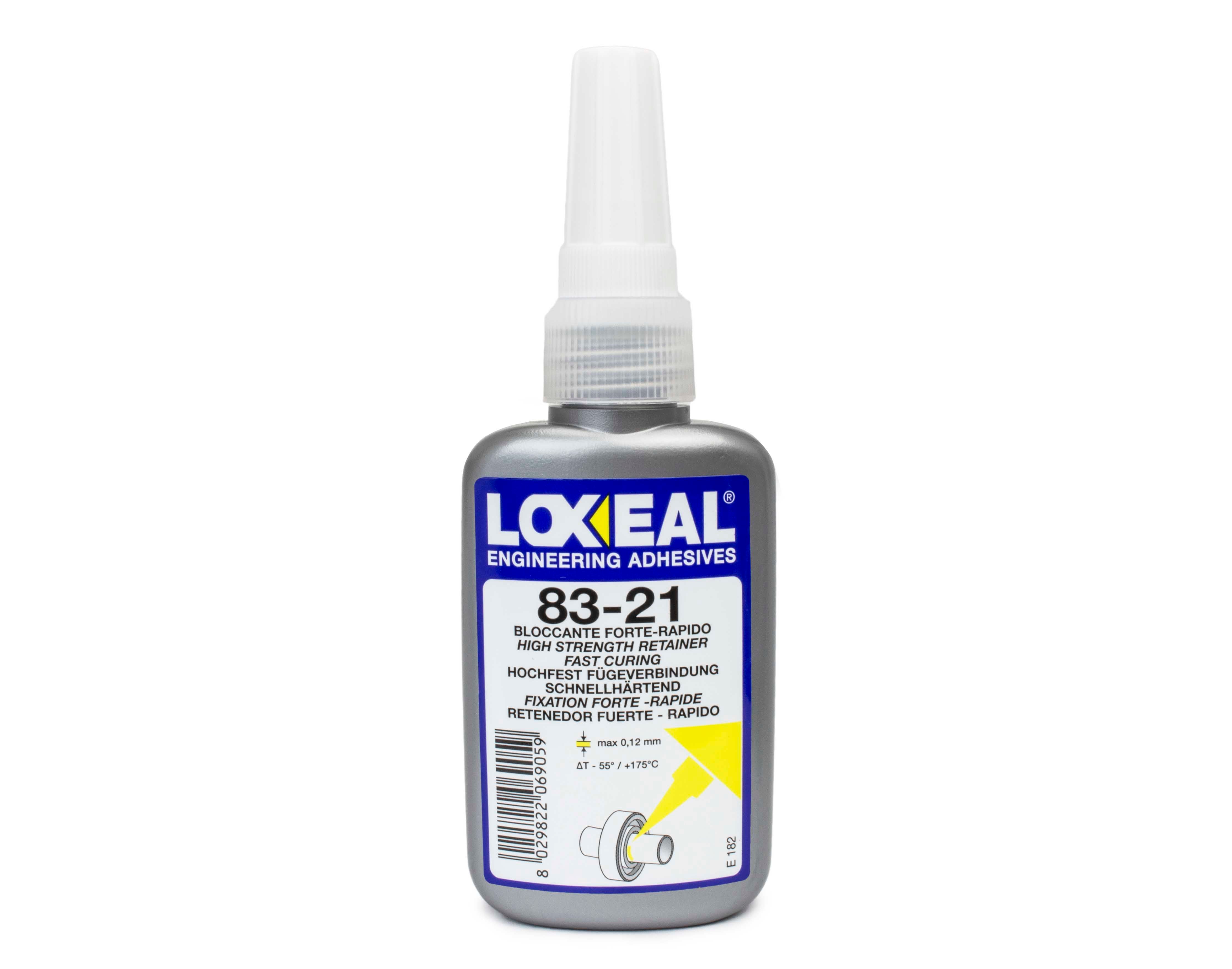 Cylindrisk fastsä LOXEAL 83-21 50ML STARK LÅSNING