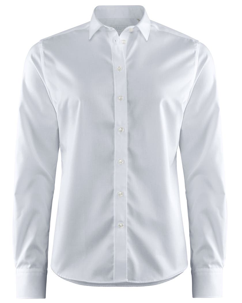 DAM PLAINTON TAILORED SKJORTA VIT XS