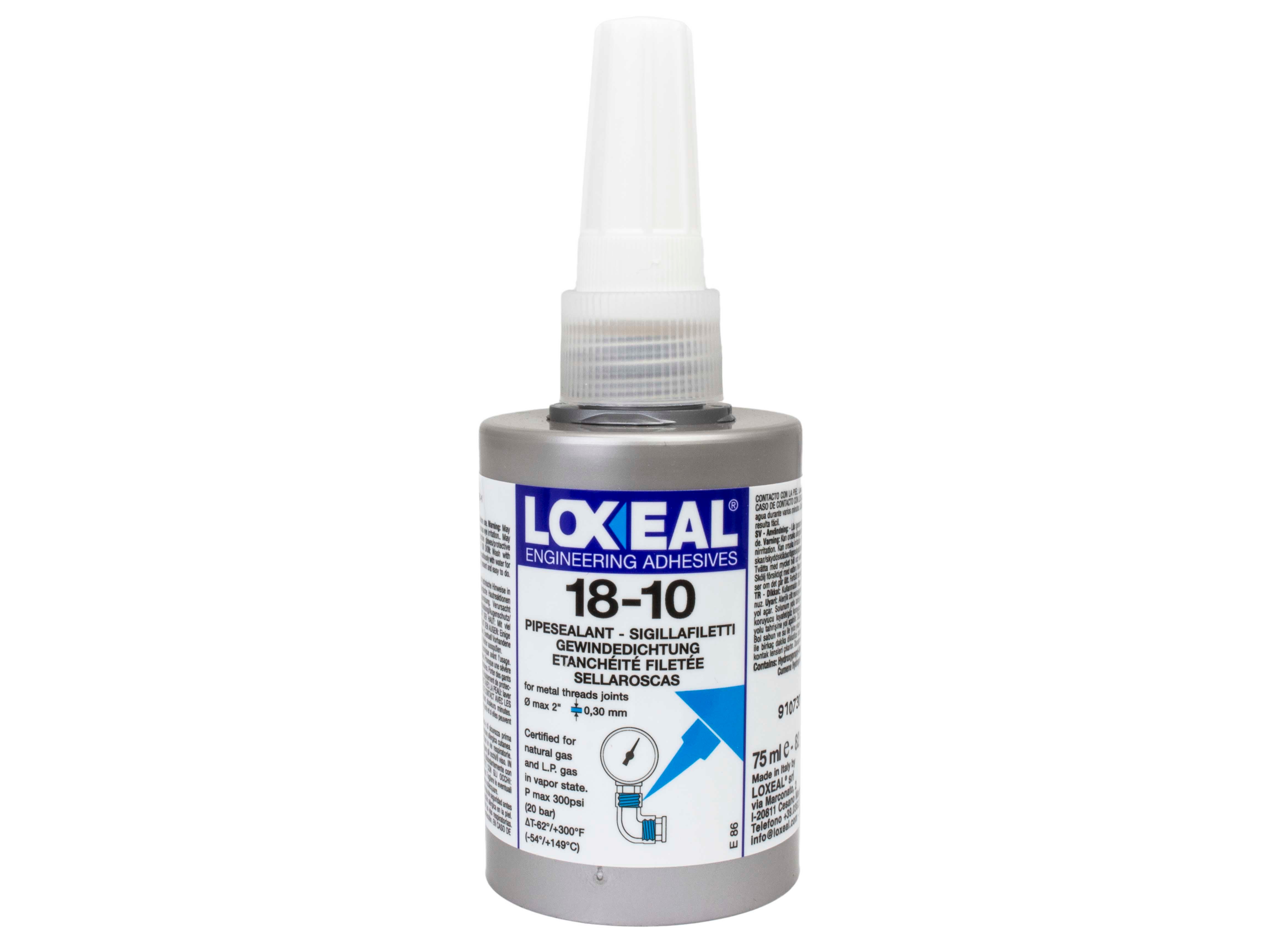GÄNGTÄTNING LOXEAL 18-10 75 ML VIT M. TEFLON