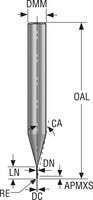 PINNFRÄS HM JME142006G3R005Z2. 0-HXT