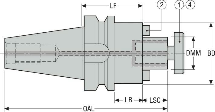 HÅLLARE BT30TFAD-SM16-040-L1