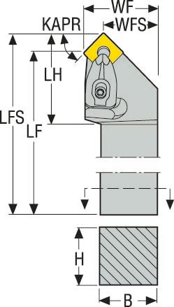 HÅLLARE DSSNR3232P19-M