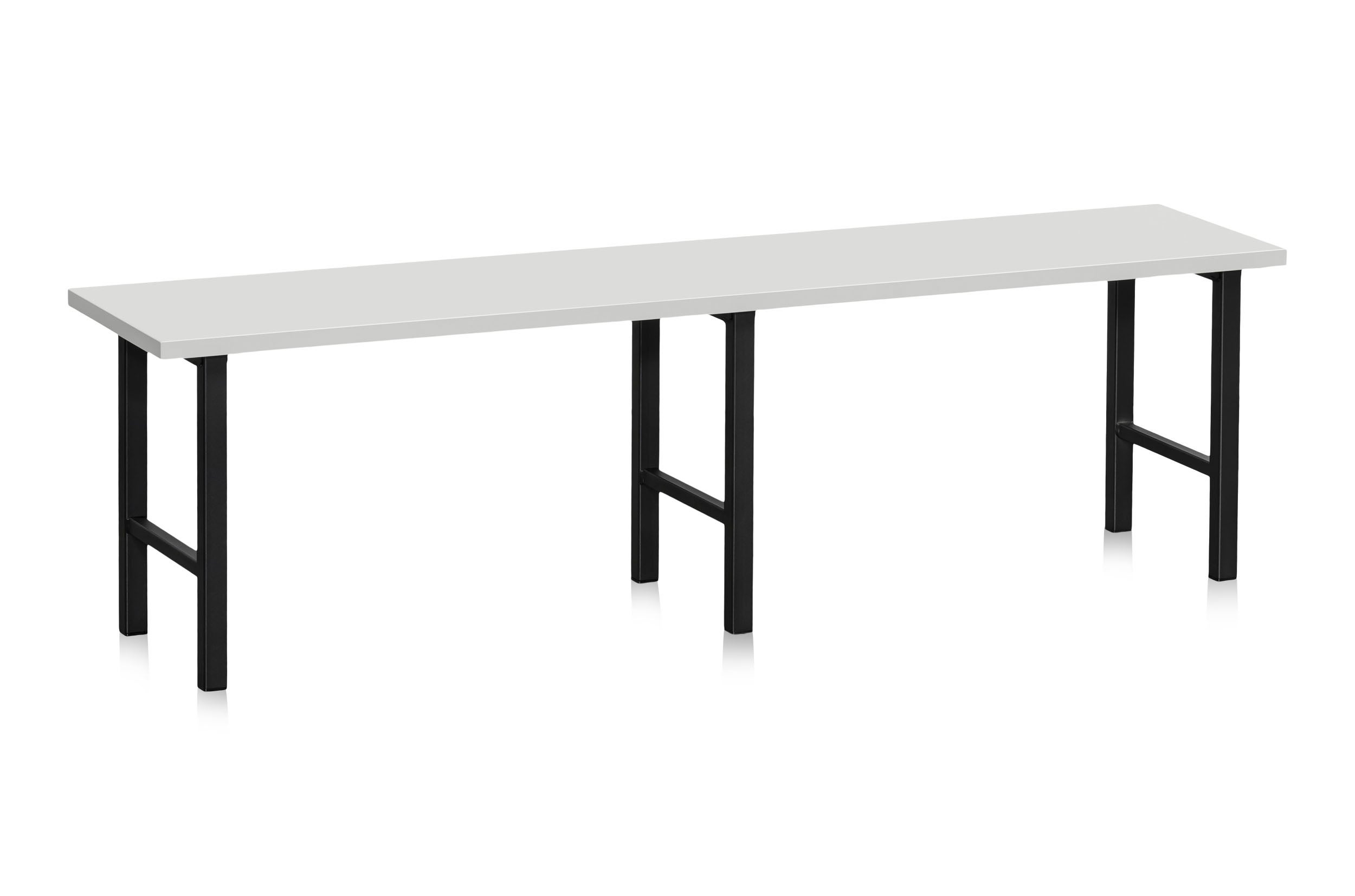 Sittbänk 1500mm ljusgrå laminat