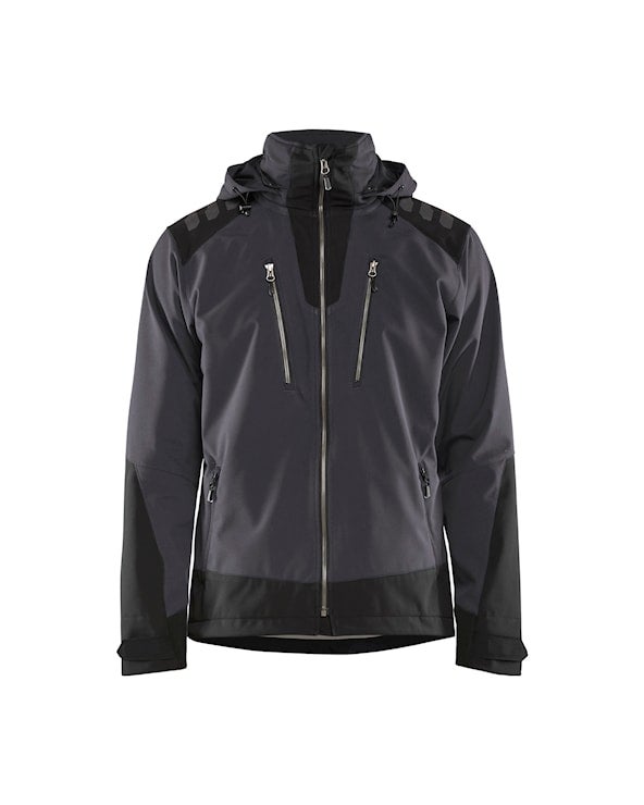JACKA 47492513 GRÅ/SVART 4XL