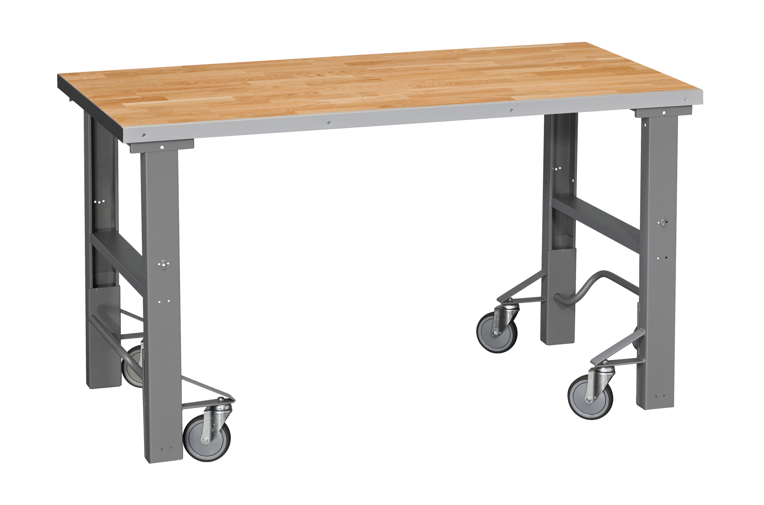 Arbetsbord HD 500 Mobil 1600x8 00 mm Ekparkett