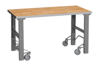 Arbetsbord HD 500 Mobil 1600x8 00 mm Ekparkett
