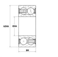 Vinkelkontaktkullager 5203