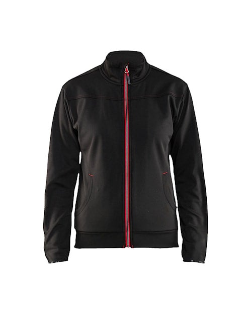 SWEATSHIRT 33942526 SVART/RÖD XS