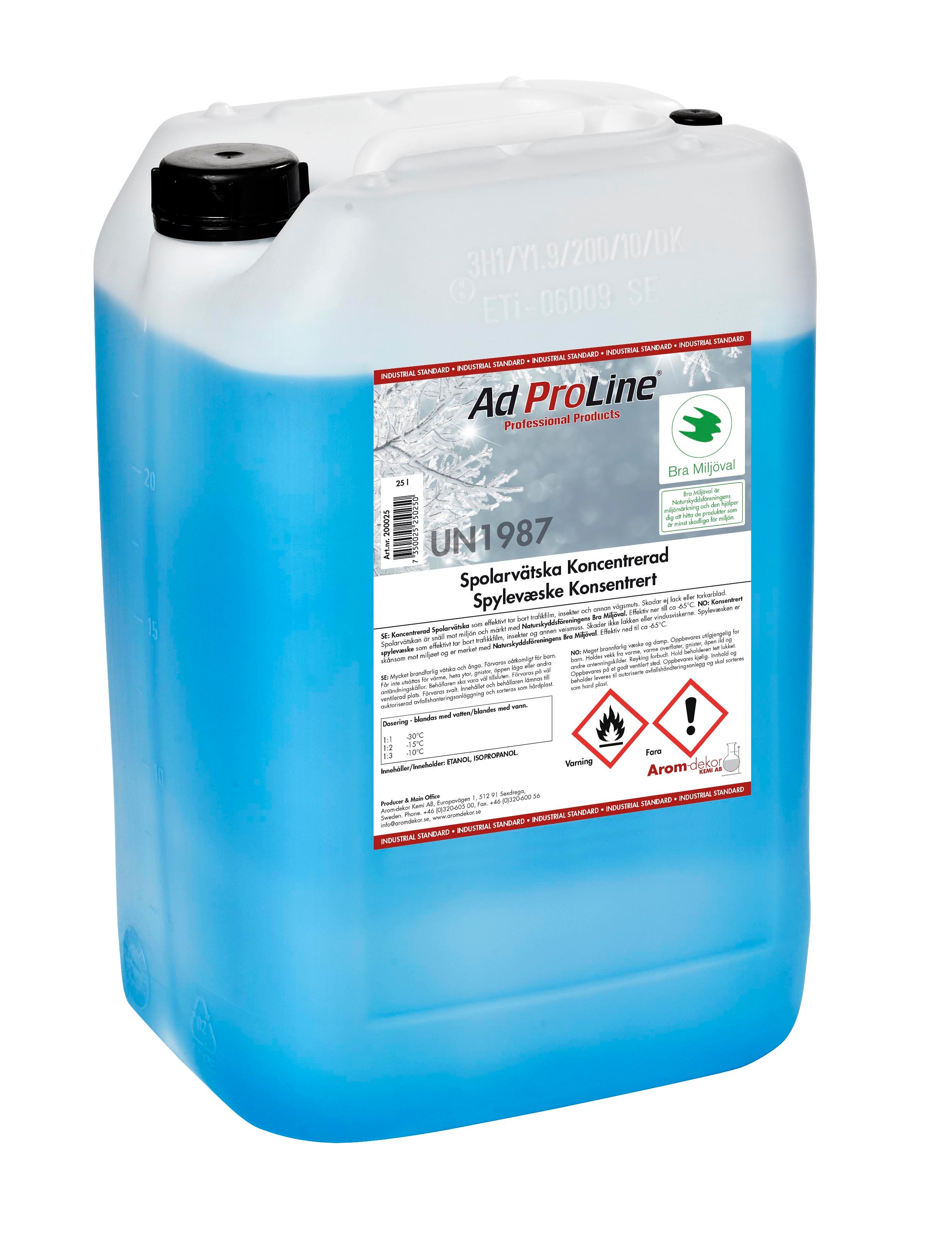SPOLARVÄTSKA 25L KONCENTRERAD