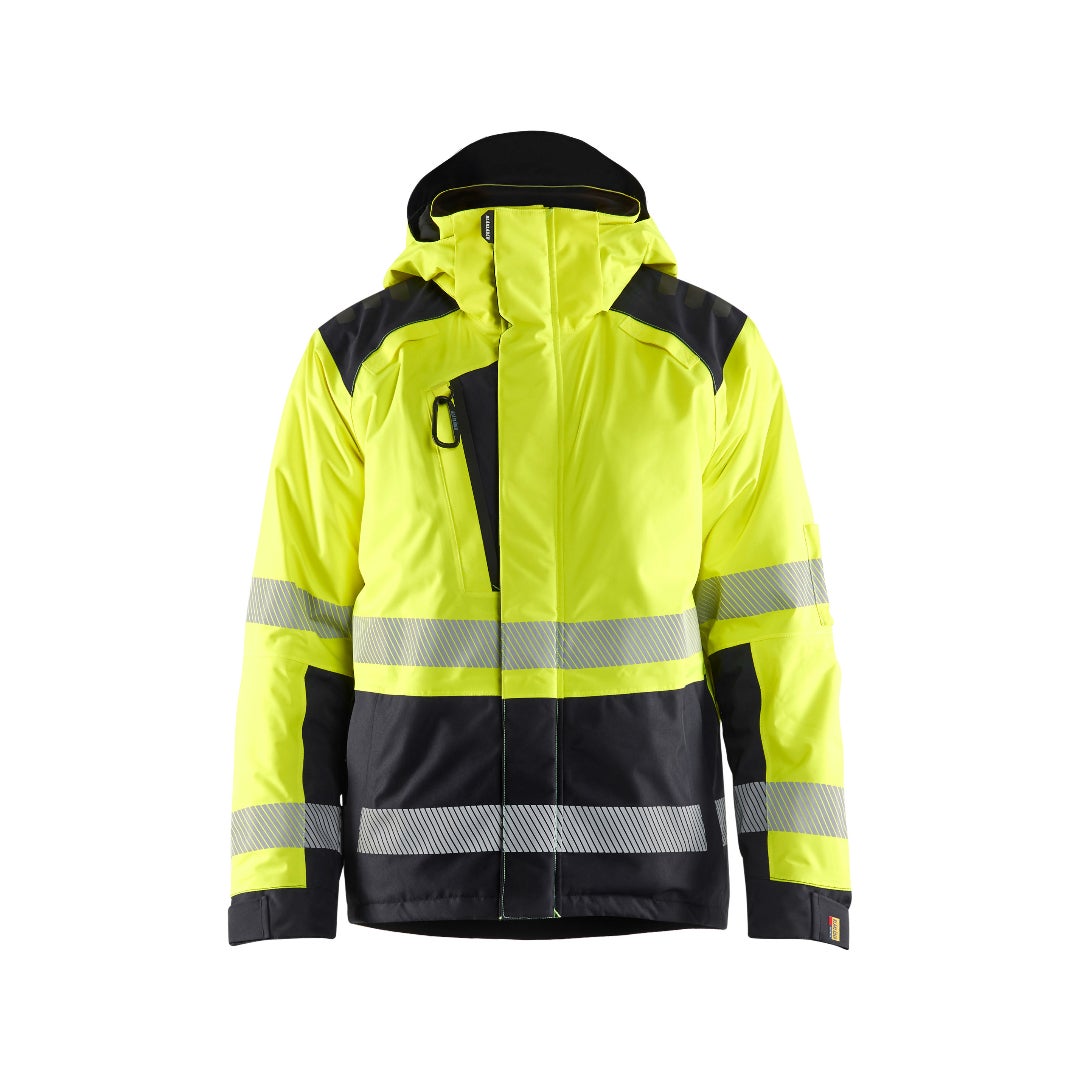 VINTERJACKA 44551987 VARSELGUL/SVART 4XL
