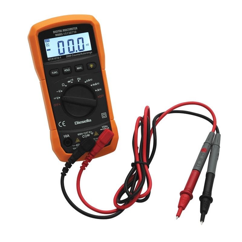 DIGITAL MULTIMETER AC/DC 600V/10A