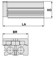 EMXS25-10 SLIDBORD