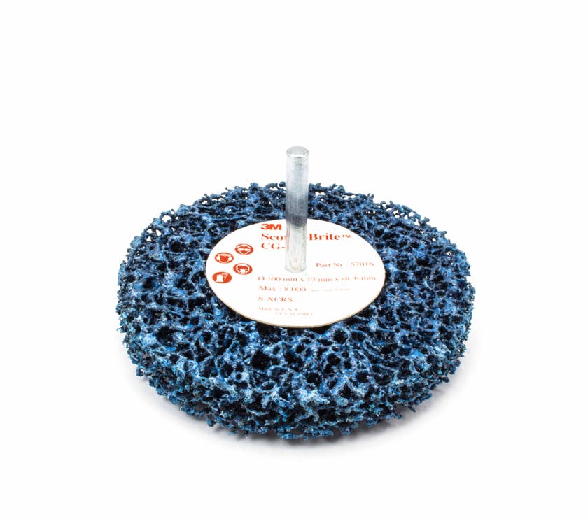 GROVRENGÖRARE M.SPINDEL 100MM GP BLUE