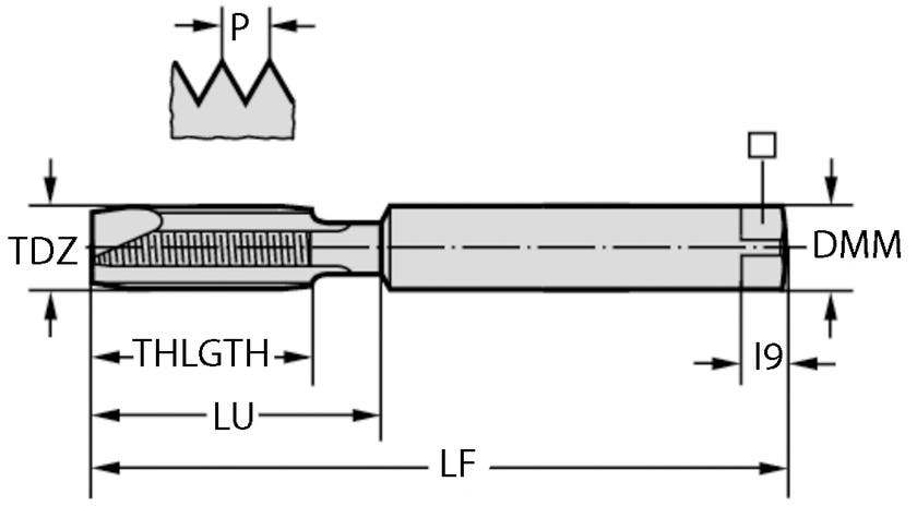 GÄNGTAPP 212161-M8X1