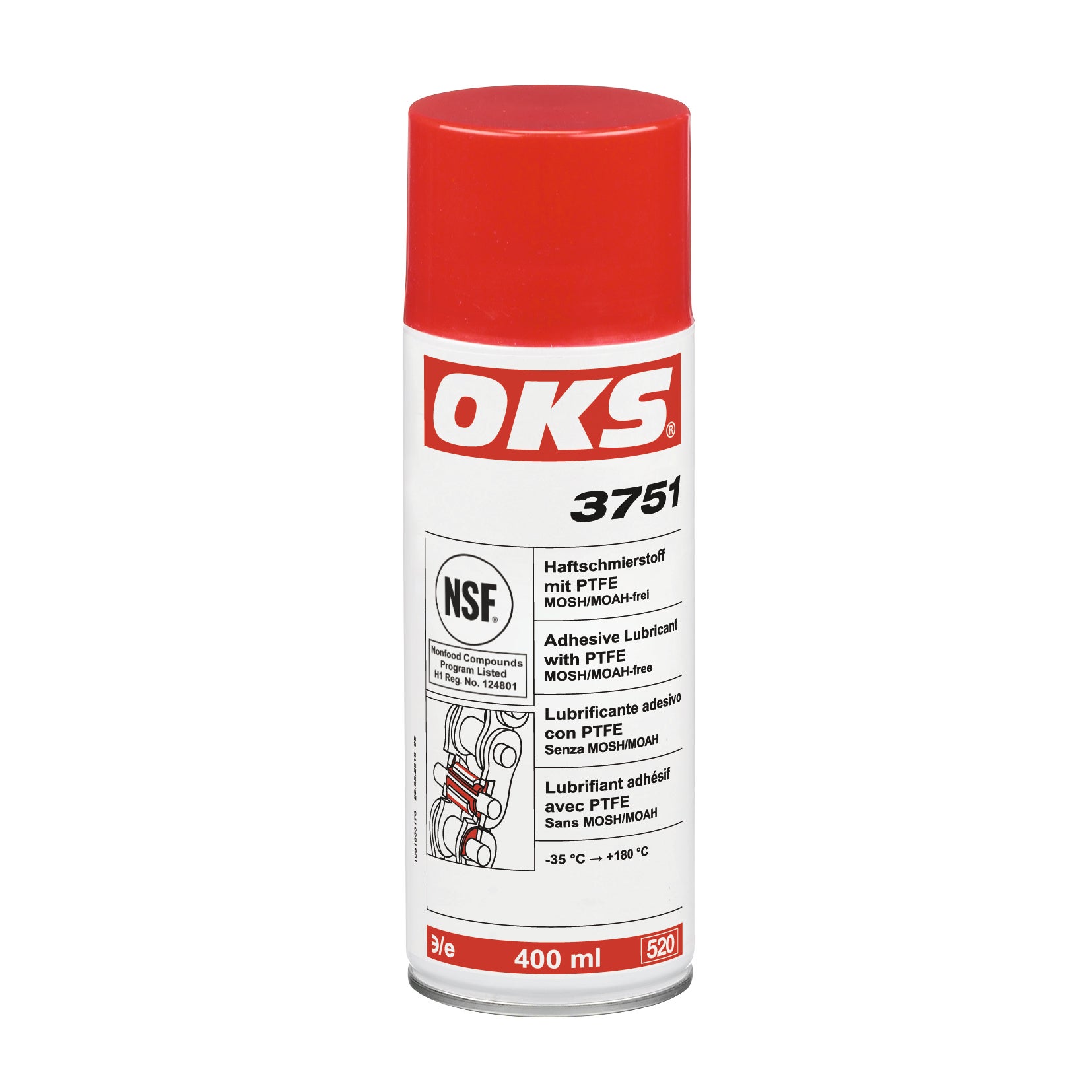 SMÖRJMEDEL PTFE OKS 3751 400ML