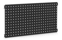 Perforerad panel 600x480mm svart
