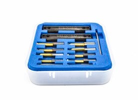 SET 1 KOPIER/SPÅR ULTRAMINI 10 SKÄR  4,5,6MM 2 HÅLLARE