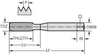 Gängtapp TC420-M2.5-C0-WW60BA thread formers, hss-e, supreme