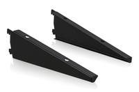 HYLLKONSOLER VINKLINGSBARA 400 MM SVART