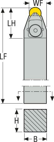 HÅLLARE CRDNN2525M12C