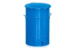 Avfallsbehållare 70 l inkl. Fo tpedal Blå