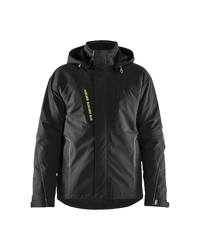 WRC AIR-MESH FODRAD JACKA SVART/GUL S