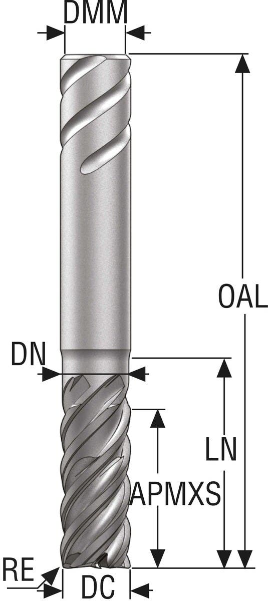 PINNFRÄS HM JS755160E2R600.9Z5 -HXT