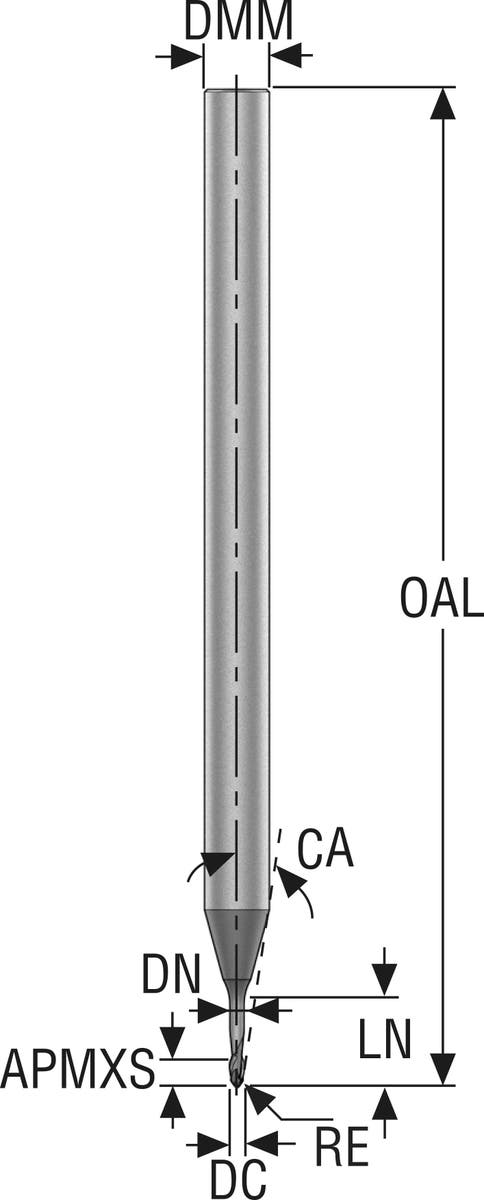 PINNFRÄS HM JME642008G3R008.0Z 2-DIA