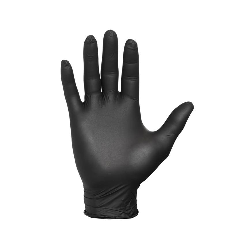 ENGÅNGSHANDSKE NITRIL M SVART 100 ST