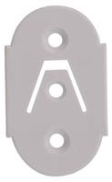 FÄSTBRICKA 1102 PLAST VIT