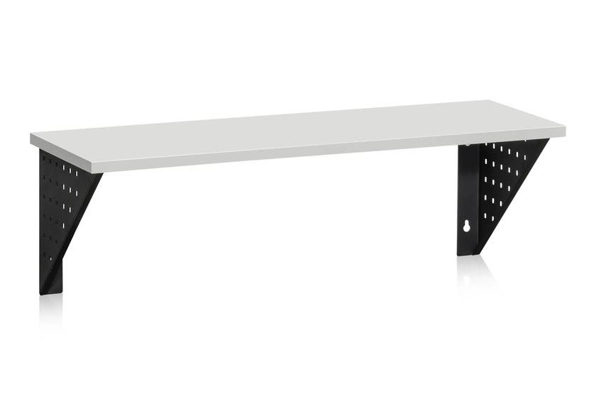 Sittbänk Vägghängd 1000 mm Lju sgrå Laminat