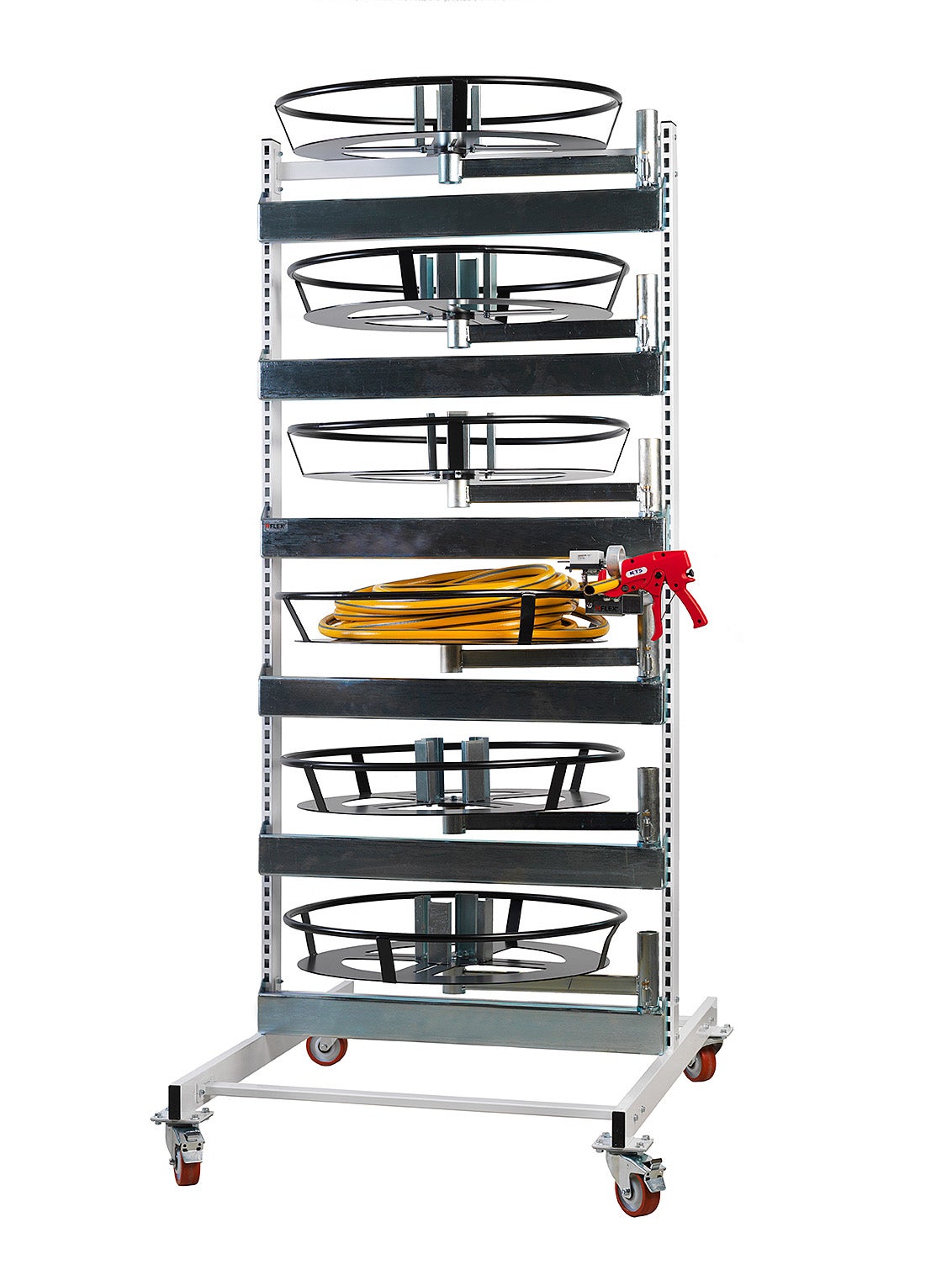 SLANGSTÄLL KOMPLETT 6 KORGAR