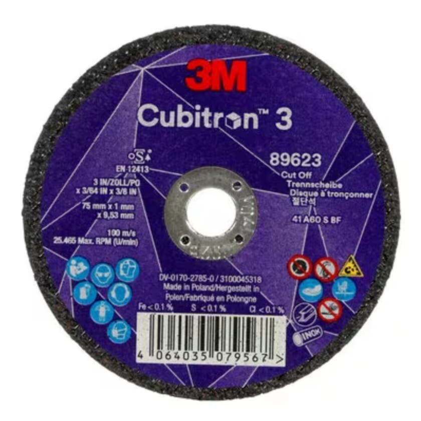 CUBITRON 3 CUT-OFF WHEEL, 8962