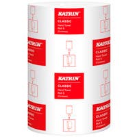 Handtorkrulle 1-lag Vit 20,5/1 Katrin S 12rl/krt 448257