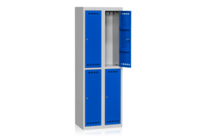 KLÄDSKÅPTILLÄGGSSEKTION 2-DÖRR AR - BLÅ