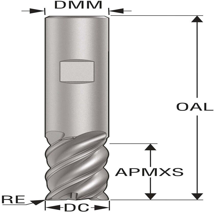 PINNFRÄS JHP751100D1R040.3Z4,H XT