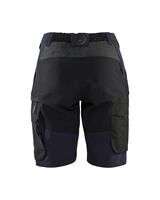 Serviceshorts 4-vägsstretch Da m Mörk marinblå/Svart C32