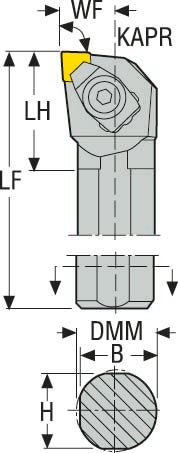 HÅLLARE S25R-CCLNR09