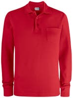 Piké l/ä basic röd 3XL