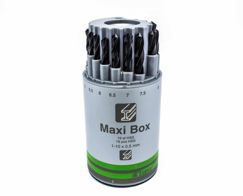 BORRKASSETT 1-10MM MAXI-BOX