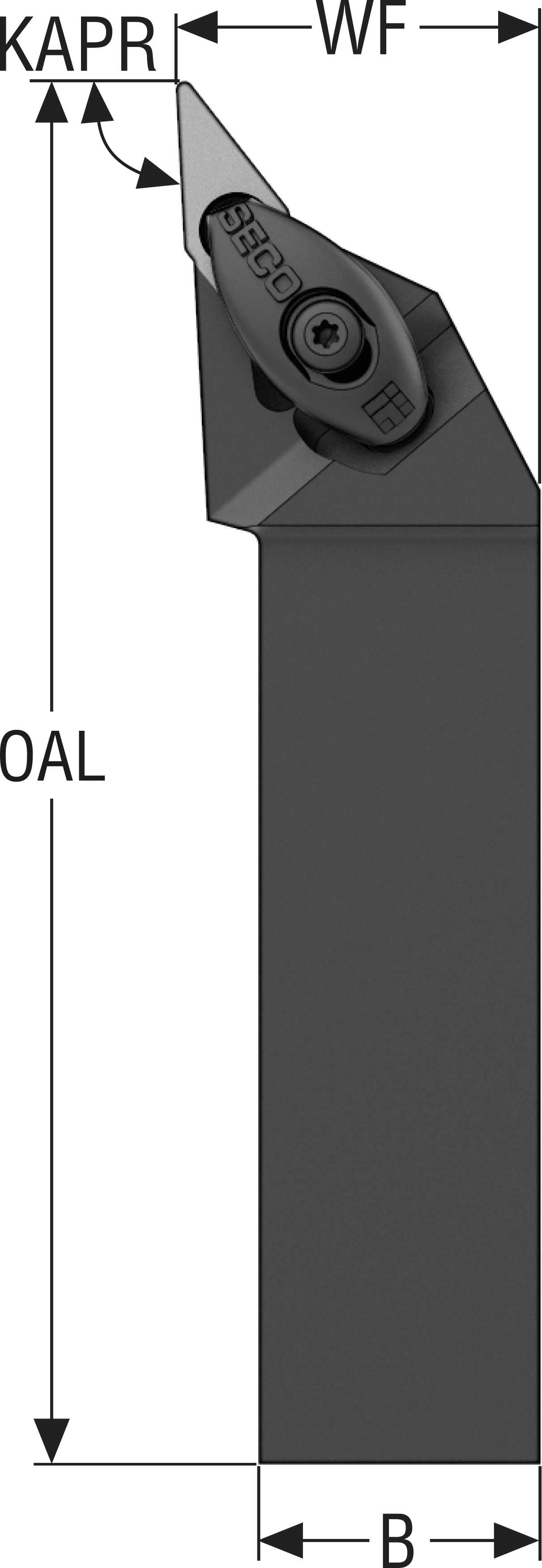 HÅLLARE DVJBR2525X16JETI