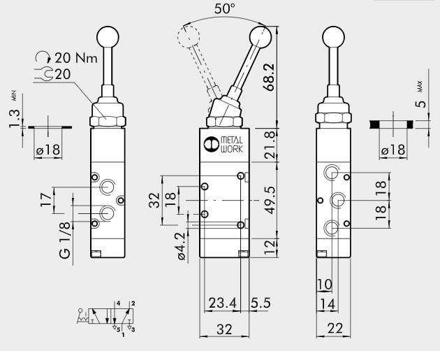 VENTIL MAV 25 VLB 1/8