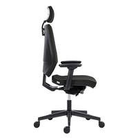 MARSEILLE, KONTORSSTOL, SVART TYG, SVART UNDERREDE, NACKSTÖD