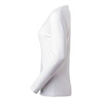T-SHIRT LILY LDS RN LS VIT XS STORLEK
