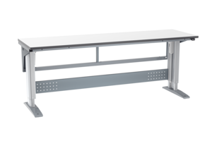 Arbetsbord W400 2000x600 mm Gr å Laminat