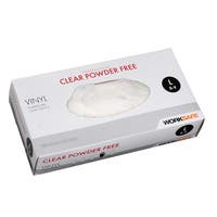 Vinylhandske WS Transparent PF S 100st