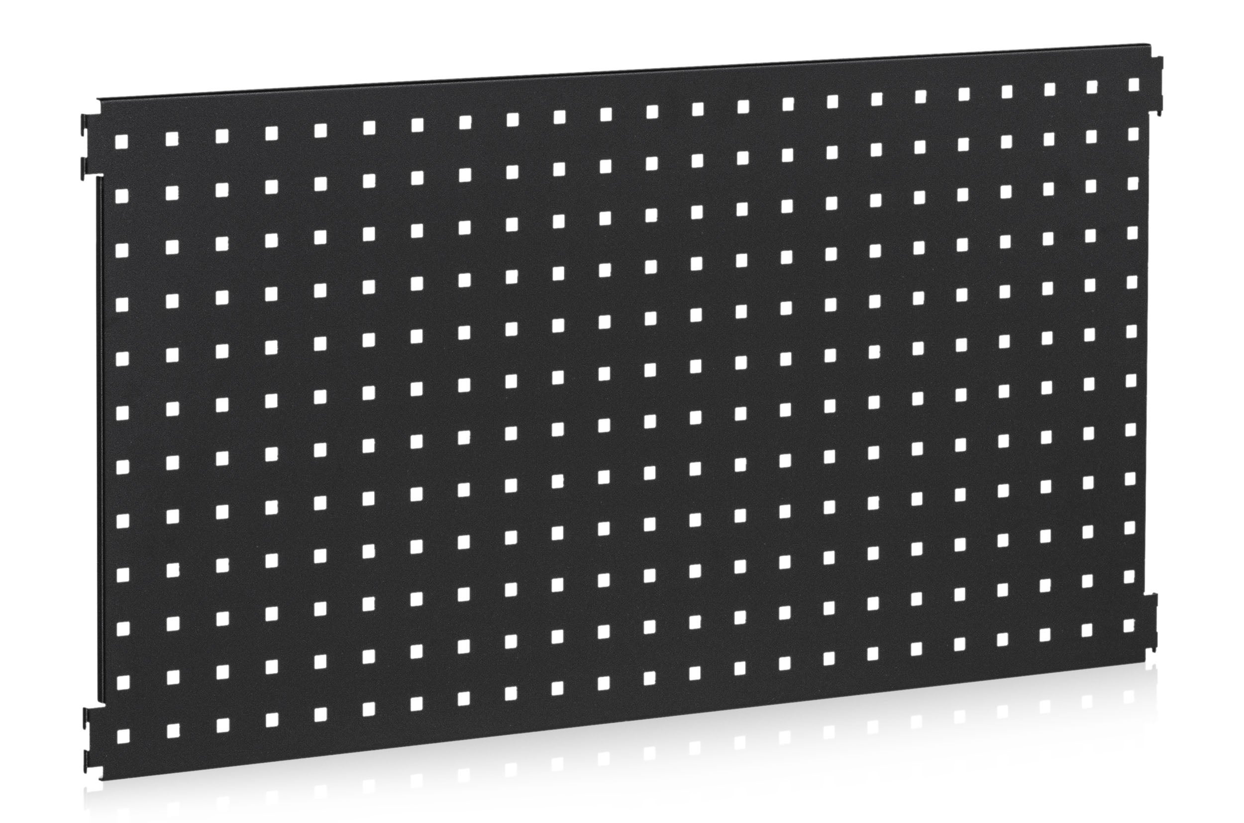 Perforerad panel 600x480mm svart
