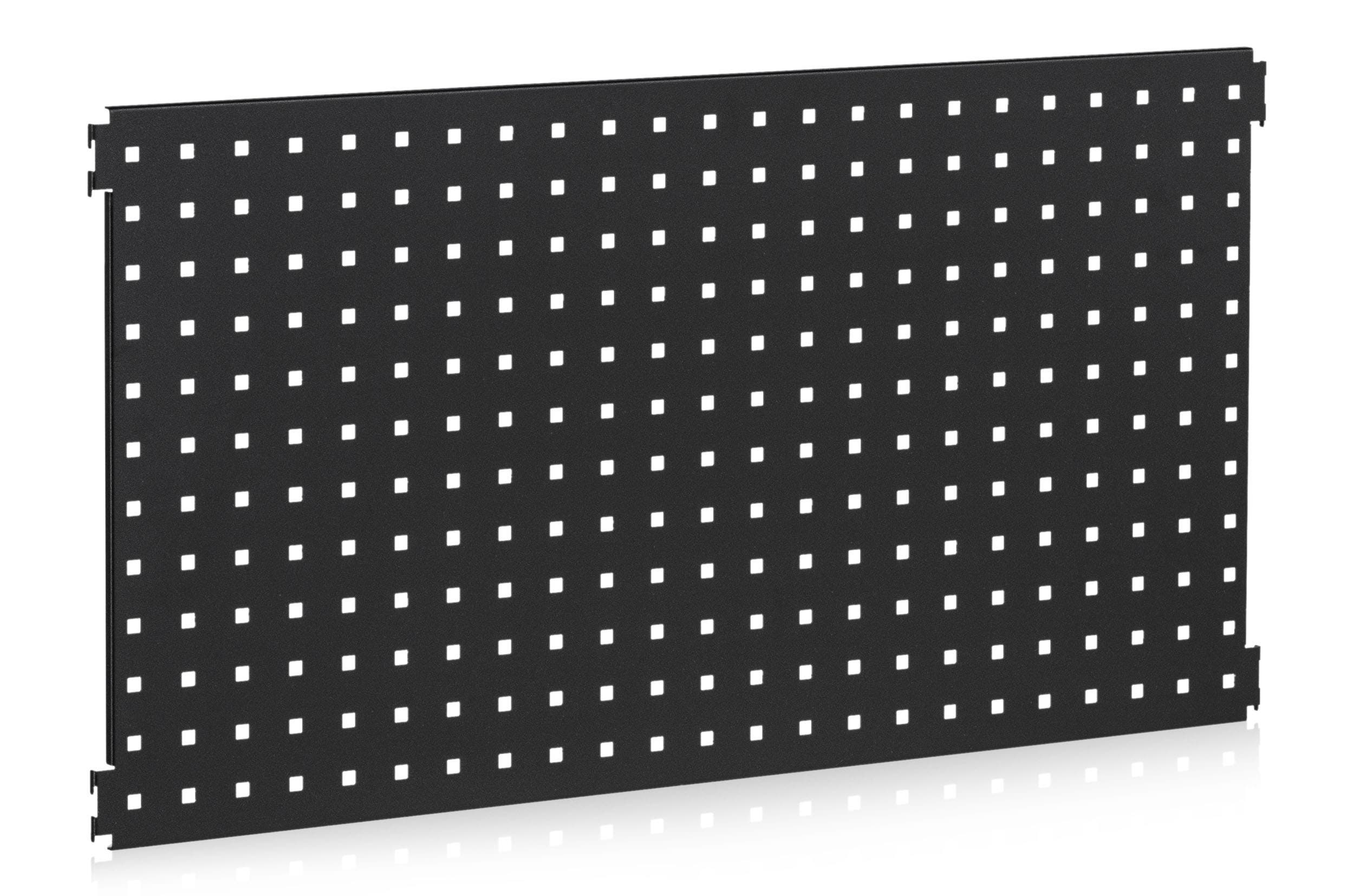 Perforerad panel 600x480mm svart